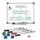 AKTION: MAUL Whiteboard 2000 MAULpro 90,0 x 60,0 cm weiß spezialbeschichteter Stahl + GRATIS 4 Boardmarker farbsortiert und 4 Kugelmagnete blau