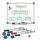 AKTION: MAUL Whiteboard 2000 MAULpro 150,0 x 100,0 cm weiß emaillierter Stahl + GRATIS 4 Boardmarker farbsortiert und 4 Kugelmagnete blau