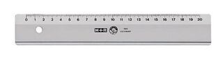 M + R Lineal 20,0 cm, rauchgrau