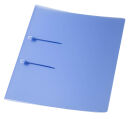 EICHNER Schlaufenhefter Kunststoff blau DIN A4, 10 St.