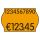 METO Preisetiketten leuchtorange permanent 26,0 x 16,0 mm, 18 Rollen