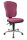 Topstar Bürostuhl Steel Point 80, 8189 BB1 Stoff rosa, Gestell chrom