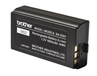 brother Akku für Beschriftungsgerät BA-E001  Li-Ion 1900 mAh