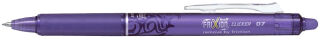 PILOT FRIXION ball CLICKER Tintenroller violett 0,4 mm, Schreibfarbe: lila, 1 St.