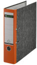 LEITZ 1080 Ordner orange marmoriert Karton 8,0 cm DIN A4,...