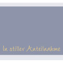 SIGEL Trauerkarten Margerite DS208 DIN lang, 10 St.