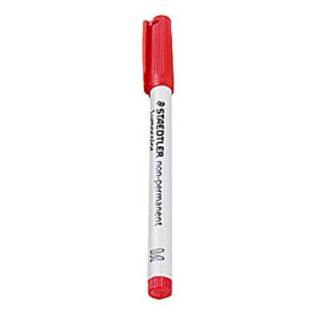 STAEDTLER Lumocolor Folienstifte rot 1,0 mm non-permanent, 10 St.