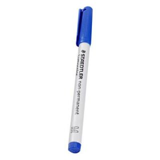 STAEDTLER Lumocolor Folienstifte blau 1,0 mm non-permanent, 10 St.