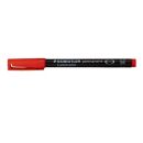 STAEDTLER Lumocolor Folienstifte rot 1,0 mm permanent, 10...