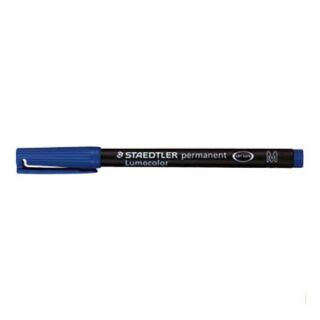 STAEDTLER Lumocolor Folienstifte blau 1,0 mm permanent, 10 St.