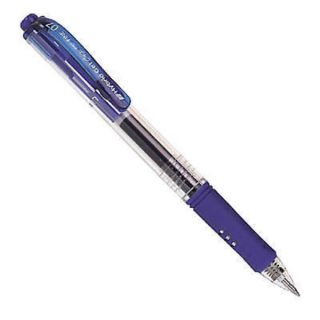 Pentel K157 Gelschreiber blau/transparent 0,35 mm, Schreibfarbe: blau, 1 St.