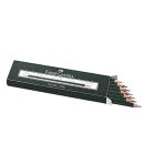 FABER-CASTELL 9000 Bleistifte B grün mit Radierer,...