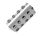 FABER-CASTELL GRIP 2001 Bleistifte B silber, 12 St.