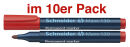 Schneider Maxx 130 Permanentmarker rot 1,0 - 3,0 mm, 10 St.