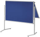 MAUL Moderationswand professionell, klappbar 120,0 x 150,0 cm blau