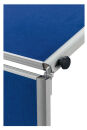 MAUL Moderationswand professionell, klappbar 120,0 x 150,0 cm blau