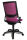 Topstar Bürostuhl Autosynchron®-1, AU1000 T33 Stoff lila, Gestell schwarz