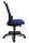 Topstar Bürostuhl Autosynchron®-1, AU1000 T38 Stoff blau, Gestell schwarz