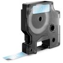 DYMO Schriftband D1 S0720600, 12 mm, weiß auf transparent, 1 St.