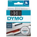 DYMO Schriftband D1 45811 S0720910, 19 mm, weiß auf schwarz, 1 St.