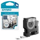 DYMO Schriftband D1 16958 S0718050, 19 mm, schwarz auf...