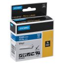 DYMO Schriftband RHINO  1805243, 12 mm, weiß auf blau, 1 St.