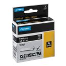DYMO Schriftband RHINO  1805437, 9 mm, weiß auf schwarz, 1 St.