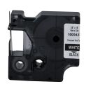 DYMO Schriftband RHINO  1805437, 9 mm, weiß auf schwarz, 1 St.