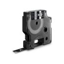 DYMO Schriftband RHINO  1805437, 9 mm, weiß auf schwarz, 1 St.
