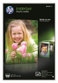 HP Fotopapier CR757A 10,0 x 15,0 cm glänzend 200 g/qm 100 Blatt
