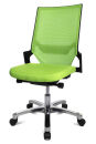 Topstar Bürostuhl Autosynchron®-1 Alu, AU1090 T35 Stoff grün, Gestell alu