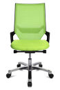 Topstar Bürostuhl Autosynchron®-1 Alu, AU1090 T35 Stoff grün, Gestell alu