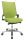 Topstar Bürostuhl Autosynchron®-2 Alu, AU2090 BI5 Stoff grün, Gestell alu