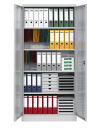 Gürkan Stahlschrank 109381 lichtgrau 4 Fachböden 92,0 x 50,0 x 195,0 cm, aufgebaut, 1 St.