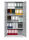 Gürkan Stahlschrank 109381 lichtgrau 4 Fachböden 92,0 x 50,0 x 195,0 cm, aufgebaut, 1 St.