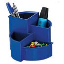 helit Stiftehalter Linear blau Kunststoff 4 Fächer...