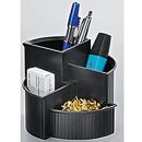 helit Stiftehalter Linear schwarz Kunststoff 4...