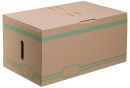 10 Cartonia Archivcontainer braun 56,5 x 27,8 x 35,1 cm