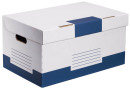 10 Cartonia Archivcontainer weiß/blau 54,8 x 36,4 x...