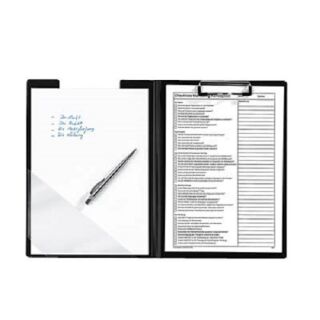 FolderSys Klemmbrettmappe 80003-30 DIN A4 schwarz Kunststoff, 1 St.