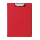 FolderSys Klemmbrettmappe 80003-80 DIN A4 rot Kunststoff,...