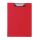 FolderSys Klemmbrettmappe 80003-80 DIN A4 rot Kunststoff, 1 St.
