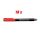 FABER-CASTELL MULTIMARK 1513 Folienstifte rot 0,6 mm permanent, 10 St.