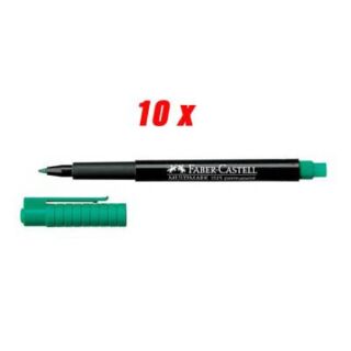 FABER-CASTELL MULTIMARK 1513 Folienstifte grün 0,6 mm permanent, 10 St.