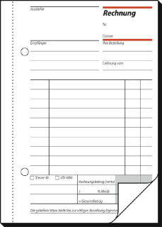 SIGEL Rechnung Formularbuch RE625, 1 St.