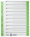 LEITZ Trennblätter 1652 DIN A4 1-0 grün, 230...