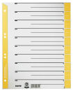 LEITZ Trennblätter 1652 DIN A4 1-0 gelb, 230 g/qm,...