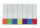 SIGEL transparent Haftmarker farbsortiert 7x 40 Streifen