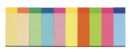 SIGEL MULTICOLOR Haftmarker farbsortiert 10x 50 Streifen