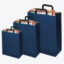 VP Papier-Tragetaschen Topcraft blau 40,0 x 45,0 cm, 50 St.